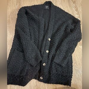Abercrombie oversized boucle cardigan